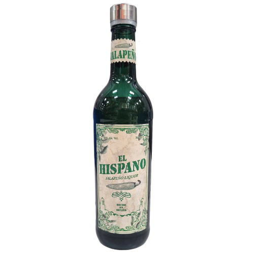 El Hispano Jalapeno Liqueur Mexican Drink Jalapeno Infused Liqueur in